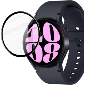 Kup Szkło hybrydowe Bizon Glass Watch Edge Hybrid do Samsung Galaxy Watch 6 44mm czarne - BIZ3137 - {ean13} - Sklep Home Screen
