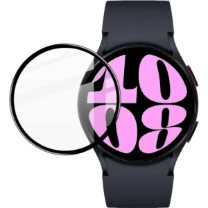 Kup Bizon Glass Watch Edge Hybrid Samsung Galaxy Watch 6 44mm fekete - BIZ3137 - {ean13} - Sklep Home Screen