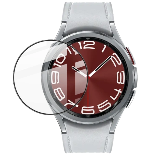 Kup Bizon Glas Uhr Edge Hybrid Samsung Galaxy Watch 6 Classic 43mm schwarz - BIZ3138 - {ean13} - Sklep Home Screen