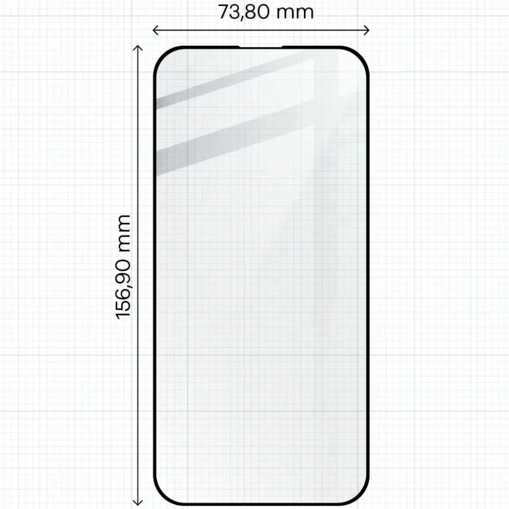 Szkło hartowane Bizon Glass Edge 2 do Apple iPhone 15 Pro Max czarne
