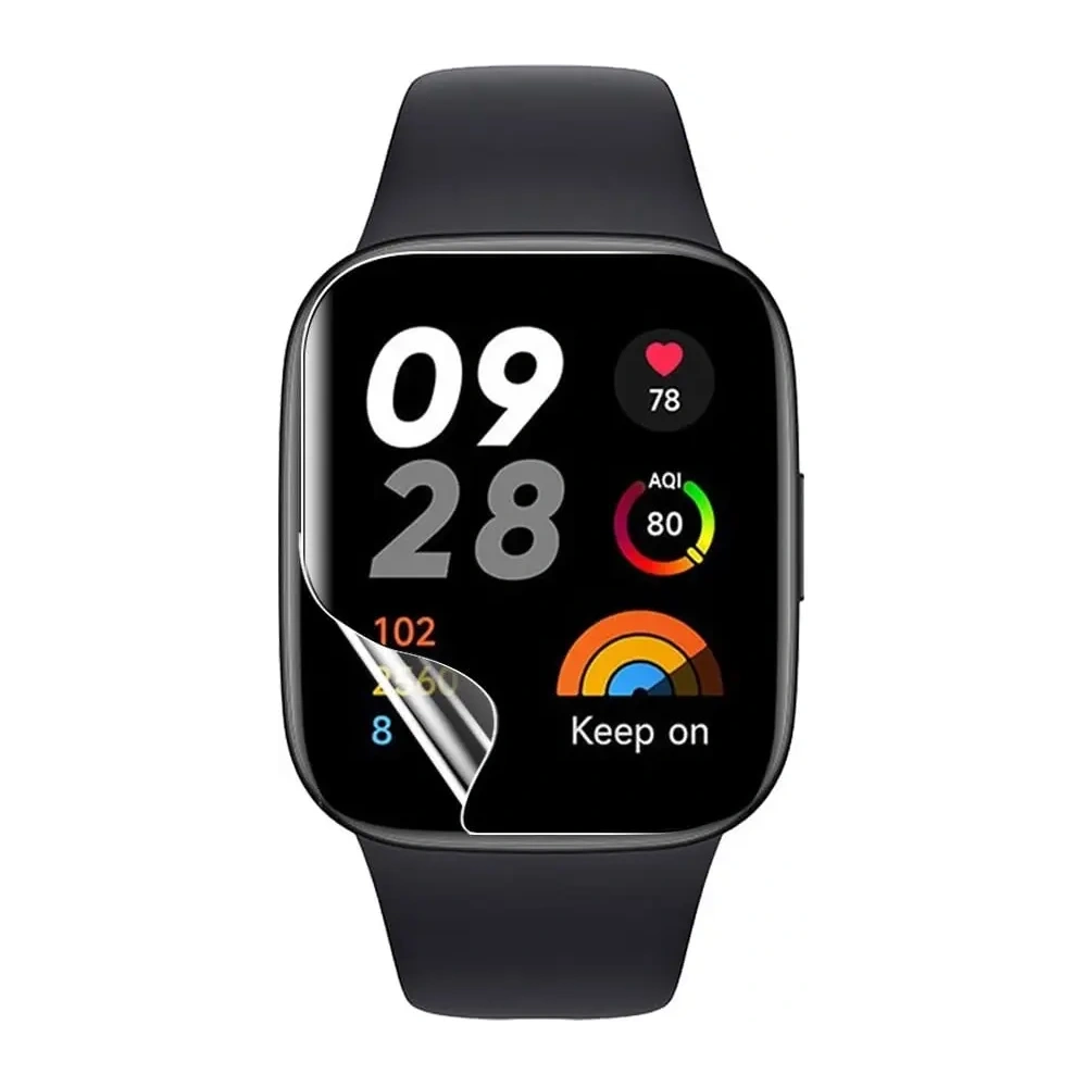 Folia hydrożelowa na ekran Bizon Glass Watch Hydrogel do Redmi Watch 3 Active [2 PACK] (zegarek)