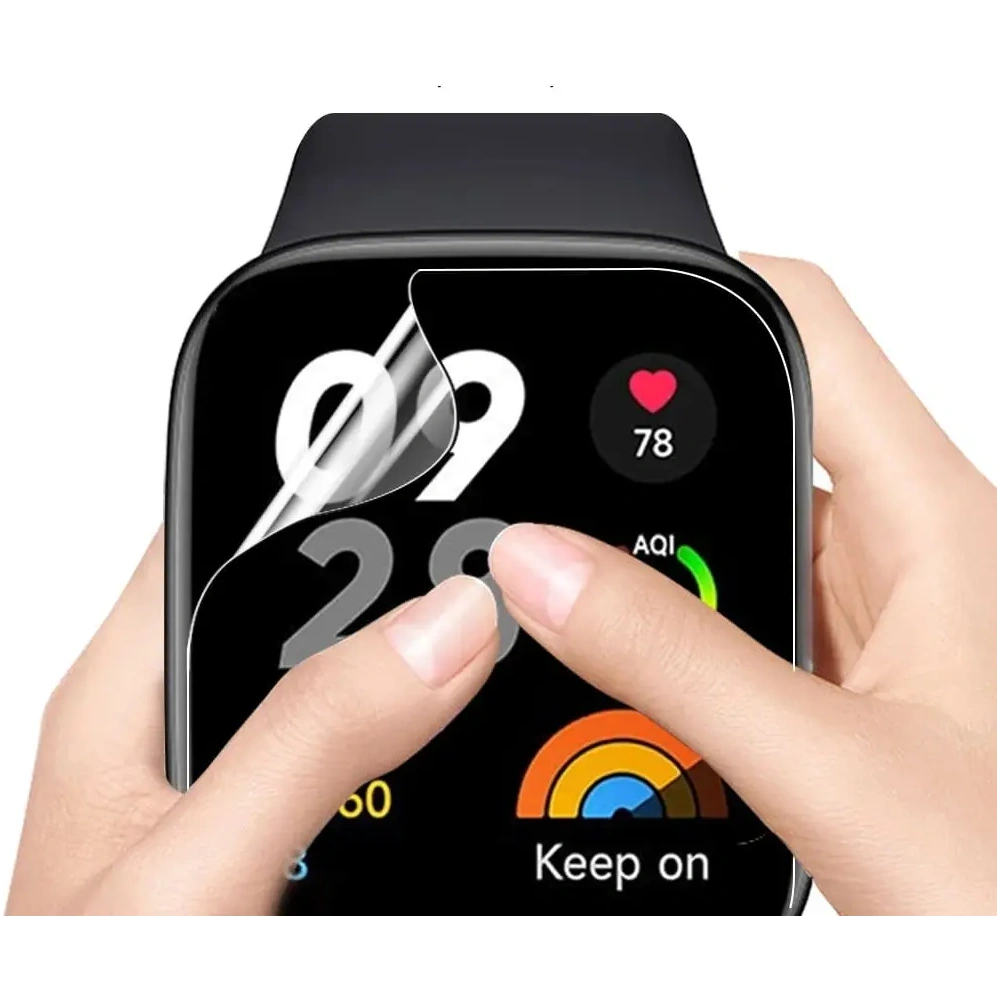 Folia hydrożelowa na ekran Bizon Glass Watch Hydrogel do Redmi Watch 3 Active [2 PACK] (zegarek)