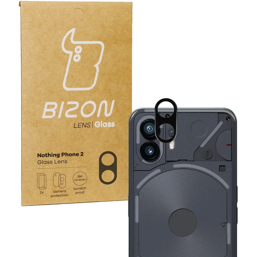 Szkło na aparat Bizon Glass Lens do Nothing Phone 2 [2 PACK]