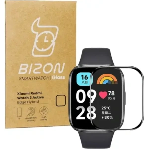 Kup Bizon Glas Uhr Edge Hybrid Redmi Uhr 3 Aktiv schwarz - BIZ3144 - {ean13} - Sklep Home Screen