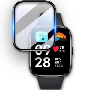 Buy Bizon Glass Watch Edge Hybrid Redmi Watch 3 Active black - BIZ3144 - {ean13} - Home Screen Store Europe