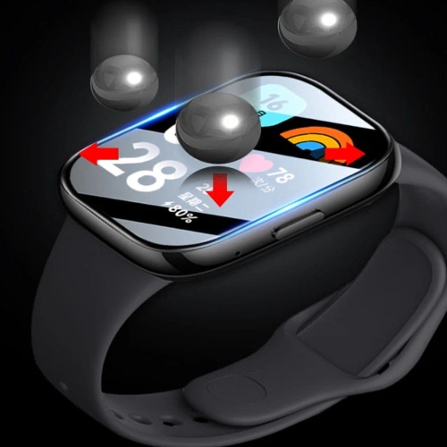 Kup Bizon Glas Uhr Edge Hybrid Redmi Uhr 3 Aktiv schwarz - BIZ3144 - {ean13} - Sklep Home Screen