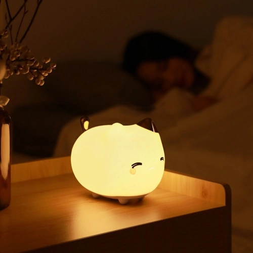 Buy Baseus Cute Series Night Lamp (cat) White - BSU1375WHT - {ean13} - Home Screen Store Europe