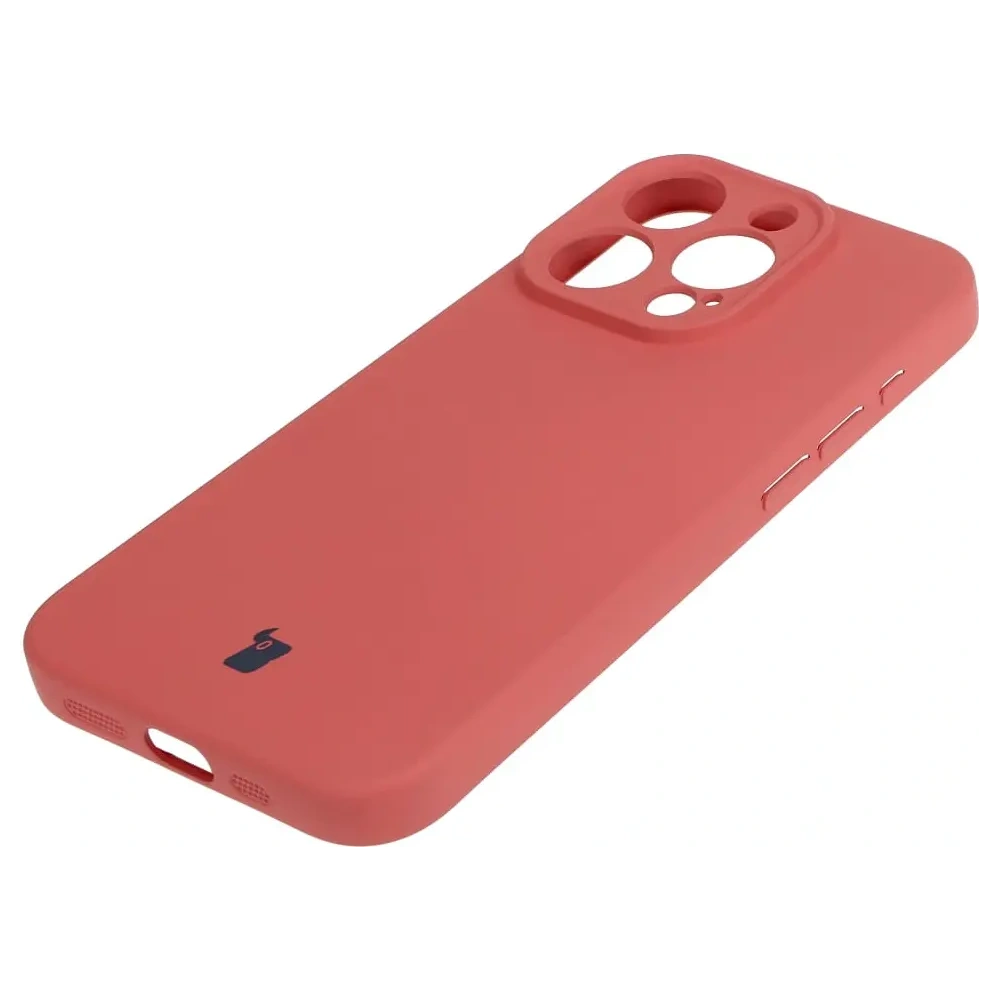Etui Bizon Case Silicone do Apple iPhone 15 Pro brudny róż