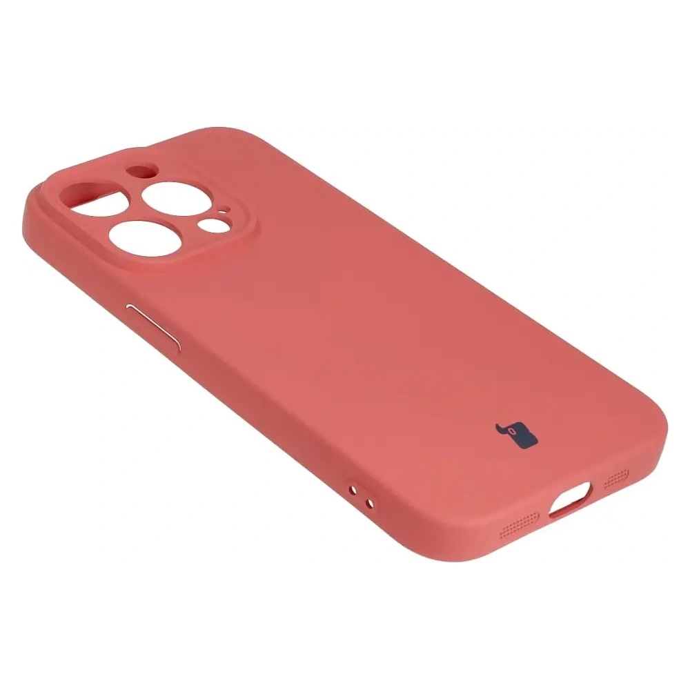 Etui Bizon Case Silicone do Apple iPhone 15 Pro brudny róż