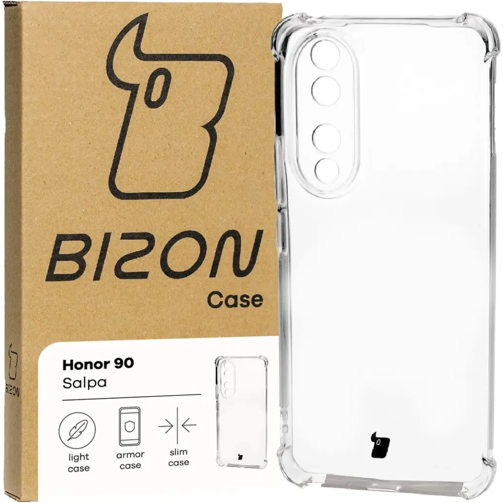 Elastyczne etui Bizon Case Salpa do Honor 90 przezroczyste