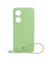 Husa de silicon Bizon pentru Oppo A98 5G, verde deschis.