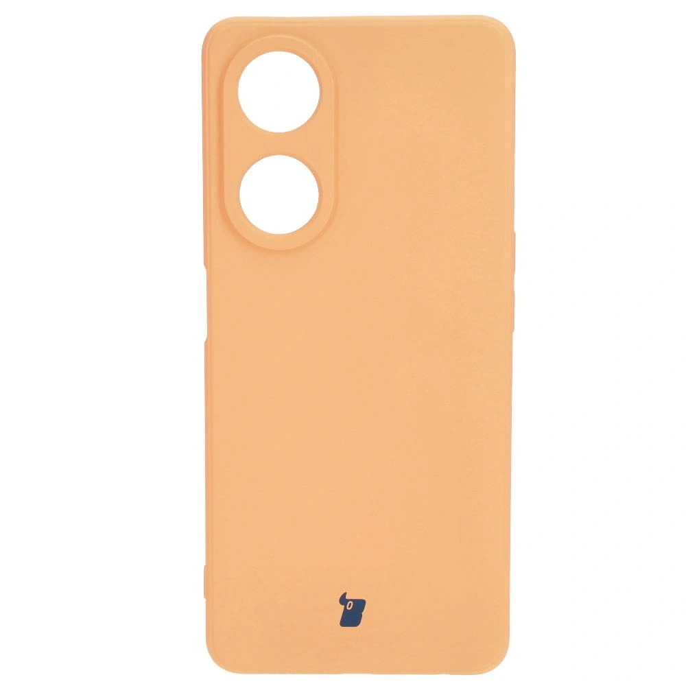 Etui Bizon Case Silicone Sq do Oppo A98 5G pomarańczowe