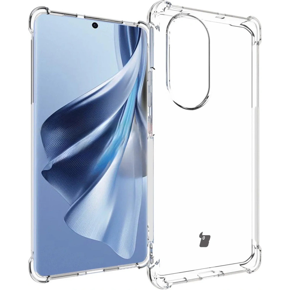 Elastyczne etui Bizon Case Salpa do Oppo Reno10 przezroczyste