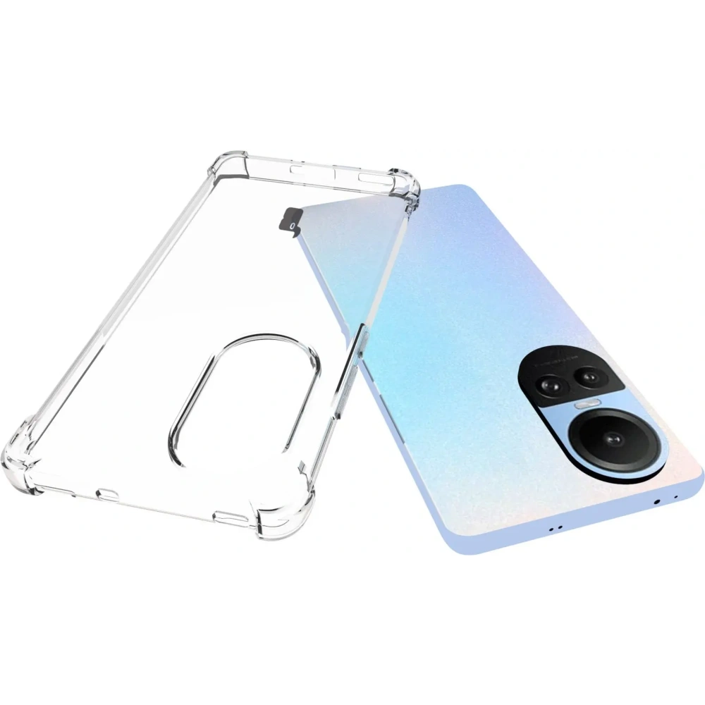 Elastyczne etui Bizon Case Salpa do Oppo Reno10 przezroczyste