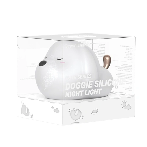 Buy Baseus Cute Series Night Lamp (dog) White - BSU1376WHT - {ean13} - Home Screen Store Europe