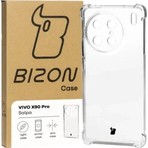 Kup Elastyczne etui Bizon Case Salpa do Vivo X90 Pro przezroczyste - BIZ3157 - {ean13} - Sklep Home Screen
