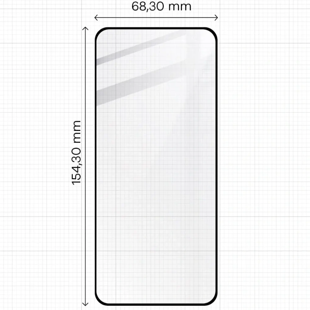 Szkło hartowane Bizon Glass Edge 2 do Oppo A78 4G czarne