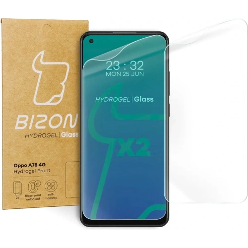 Kup Bizon Glass Hydrogel Előlap Oppo A78 4G [2 PACK] - BIZ3162 - {ean13} - Sklep Home Screen