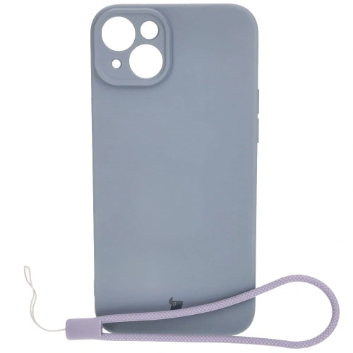 Kup Bizon Case Silikon Apple iPhone 15 Plus grau - BIZ3163 - {ean13} - Sklep Home Screen