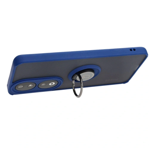 Kup Etui z uchwytem na palec Bizon Case Hybrid Ring do Honor 90 przydymione z granatową ramką - BIZ3164 - {ean13} - Sklep Home Screen