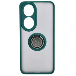 Buy Bizon Case Hybrid Ring Honor 90 smoky with a dark green frame - BIZ3165 - {ean13} - Home Screen Store Europe