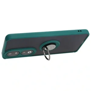 Buy Bizon Case Hybrid Ring Honor 90 smoky with a dark green frame - BIZ3165 - {ean13} - Home Screen Store Europe