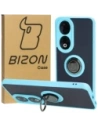 Kup Bizon Case Inel Hibrid Ring Honor 90 fumuriu cu un cadru de culoare albastră deschisă - BIZ3166 - {ean13} - Sklep Home Screen