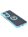 Kup Etui s úchopem na prst Bizon Case Hybrid Ring pro Honor 90 kouřové s jasně modrým rámečkem - BIZ3166 - {ean13} - Sklep Home Screen