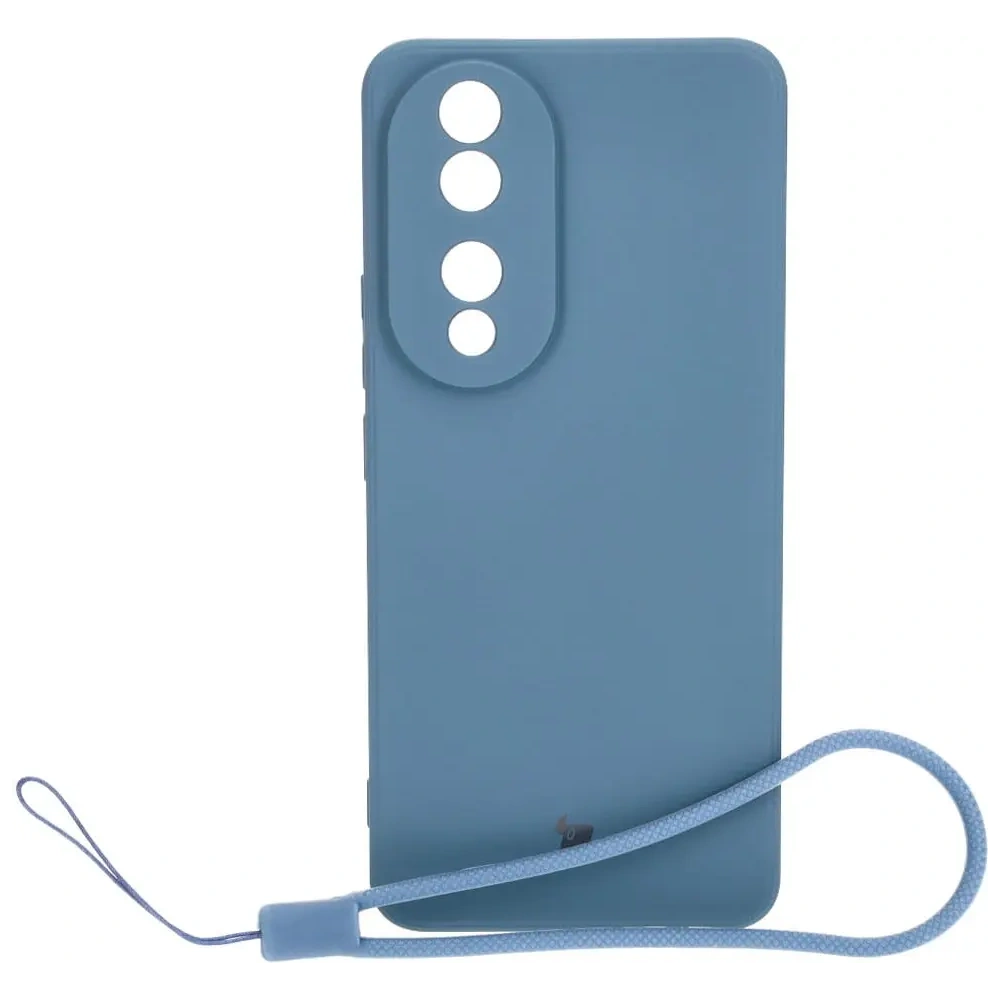 Etui Bizon Case Silicone Sq do Honor 90 granatowe