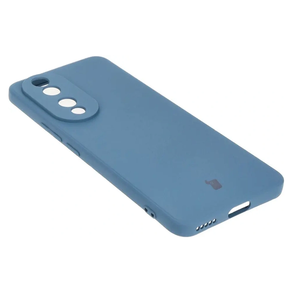 Etui Bizon Case Silicone Sq do Honor 90 granatowe