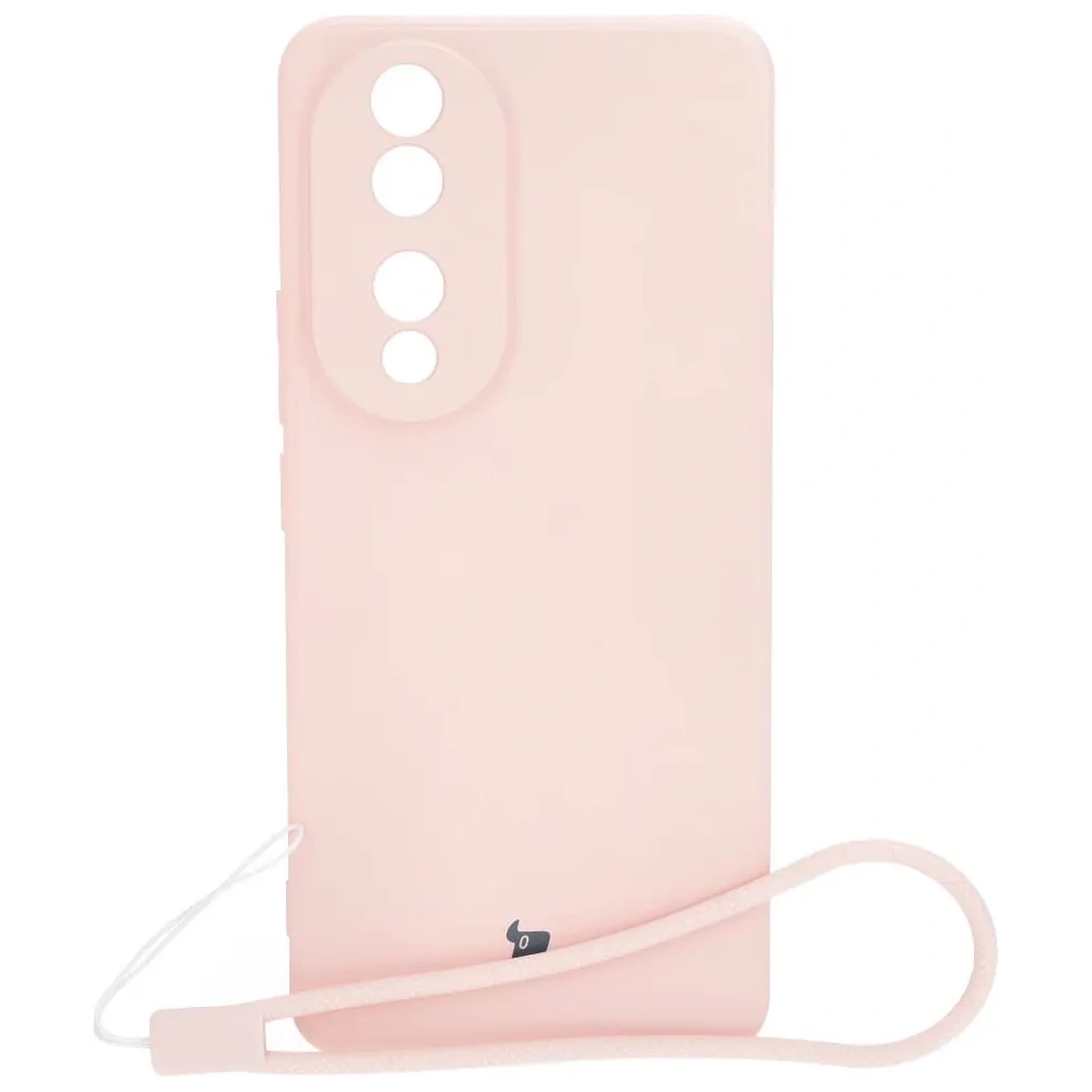 Etui Bizon Case Silicone Sq do Honor 90 jasnoróżowe