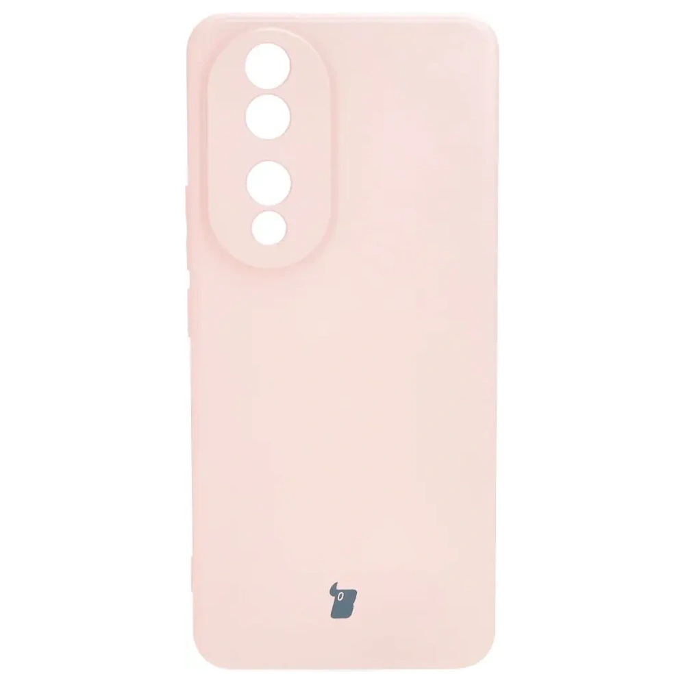 Etui Bizon Case Silicone Sq do Honor 90 jasnoróżowe