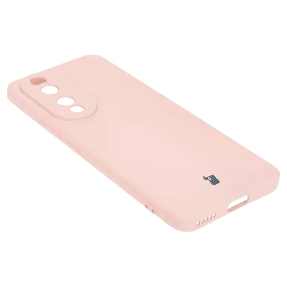 Etui Bizon Case Silicone Sq do Honor 90 jasnoróżowe