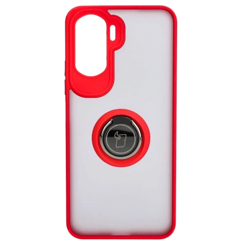 Buy Bizon Case Hybrid Ring Honor 90 Lite smoky with a red frame - BIZ3174 - {ean13} - Home Screen Store Europe