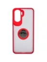 Kup Bizon Case Hybrid Ring Honor 90 Lite rauchig mit einem roten Rahmen - BIZ3174 - {ean13} - Sklep Home Screen