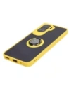 Buy Bizon Case Hybrid Ring Honor 90 Lite smoky with a yellow frame - BIZ3175 - {ean13} - Home Screen Store Europe