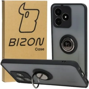 Kup Kryt s úchytem na prst Bizon Case Hybrid Ring pro Realme C53 / C51 kouřový s černým rámečkem - BIZ3177 - {ean13} - Sklep Home Screen