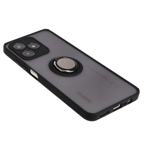 Kup Bizon Case Hybrid Ring Realme C53 / C51 fumuriu cu un cadru negru - BIZ3177 - {ean13} - Sklep Home Screen
