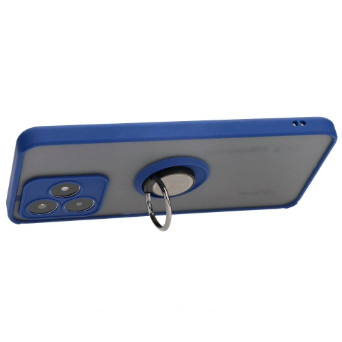 Kup Bizon Case Hybrid Ring Realme C53 / C51 fumuriu cu un cadru bleumarin - BIZ3178 - {ean13} - Sklep Home Screen
