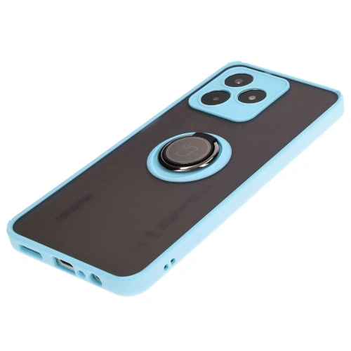 Kup Bizon Case Hybrid Gyűrű Realme C53 / C51 füstös színben, világoskék kerettel - BIZ3179 - {ean13} - Sklep Home Screen