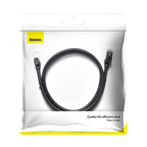 Kup Kabel síťový Baseus High Speed, Ethernet RJ45, Gigabit, Cat.6, 1m (černý) - BSU1380BLK - {ean13} - Sklep Home Screen