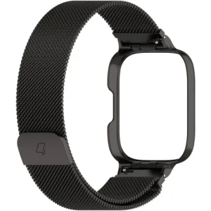 Buy Bizon Strap + Case Watch Chain Xiaomi Redmi Watch 3 Active black - BIZ3180 - {ean13} - Home Screen Store Europe