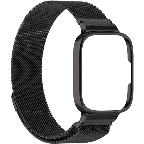 Kup Etui z paskiem Bizon Strap + Case Watch Chain do Xiaomi Redmi Watch 3 Active czarne - BIZ3180 - {ean13} - Sklep Home Screen