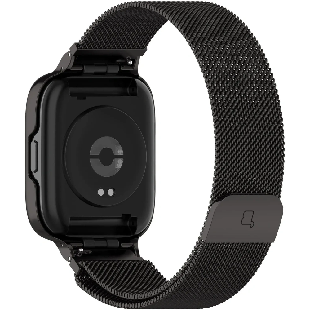 Etui z paskiem Bizon Strap + Case Watch Chain do Xiaomi Redmi Watch 3 Active czarne