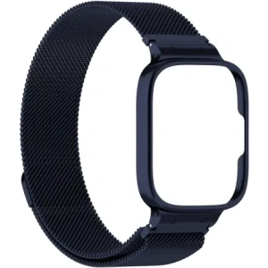 Buy Bizon Strap + Case Watch Chain Xiaomi Redmi Watch 3 Active navy blue - BIZ3181 - {ean13} - Home Screen Store Europe