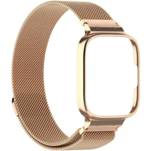 Buy Bizon Strap + Case Watch Chain Xiaomi Redmi Watch 3 Active rose gold - BIZ3182 - {ean13} - Home Screen Store Europe