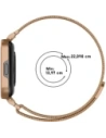 Kup Etui z paskiem Bizon Strap + Case Watch Chain do Xiaomi Redmi Watch 3 Active różowozłote - BIZ3182 - {ean13} - Sklep Home Screen