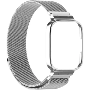 Buy Bizon Strap + Case Watch Chain Xiaomi Redmi Watch 3 Active silver - BIZ3183 - {ean13} - Home Screen Store Europe