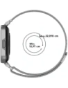 Buy Bizon Strap + Case Watch Chain Xiaomi Redmi Watch 3 Active silver - BIZ3183 - {ean13} - Home Screen Store Europe