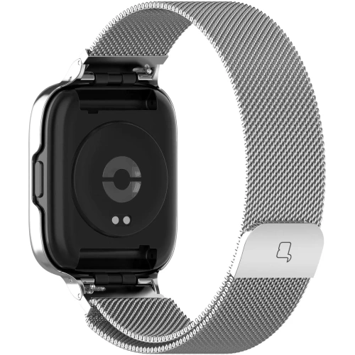 Kup Etui s páskem Bizon Strap + Case Watch Chain do Xiaomi Redmi Watch 3 Active stříbrné - BIZ3183 - {ean13} - Sklep Home Screen